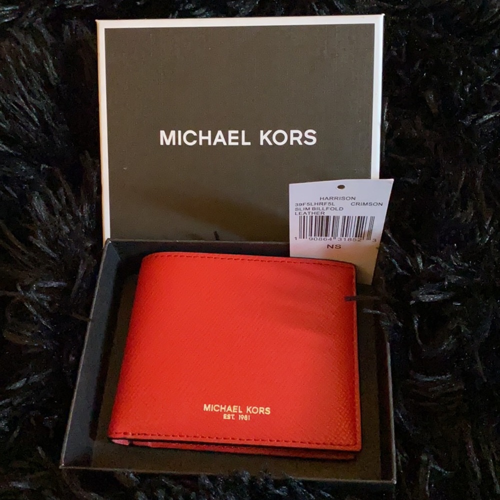 Micheal Kors Men’s New Crimson Wallet